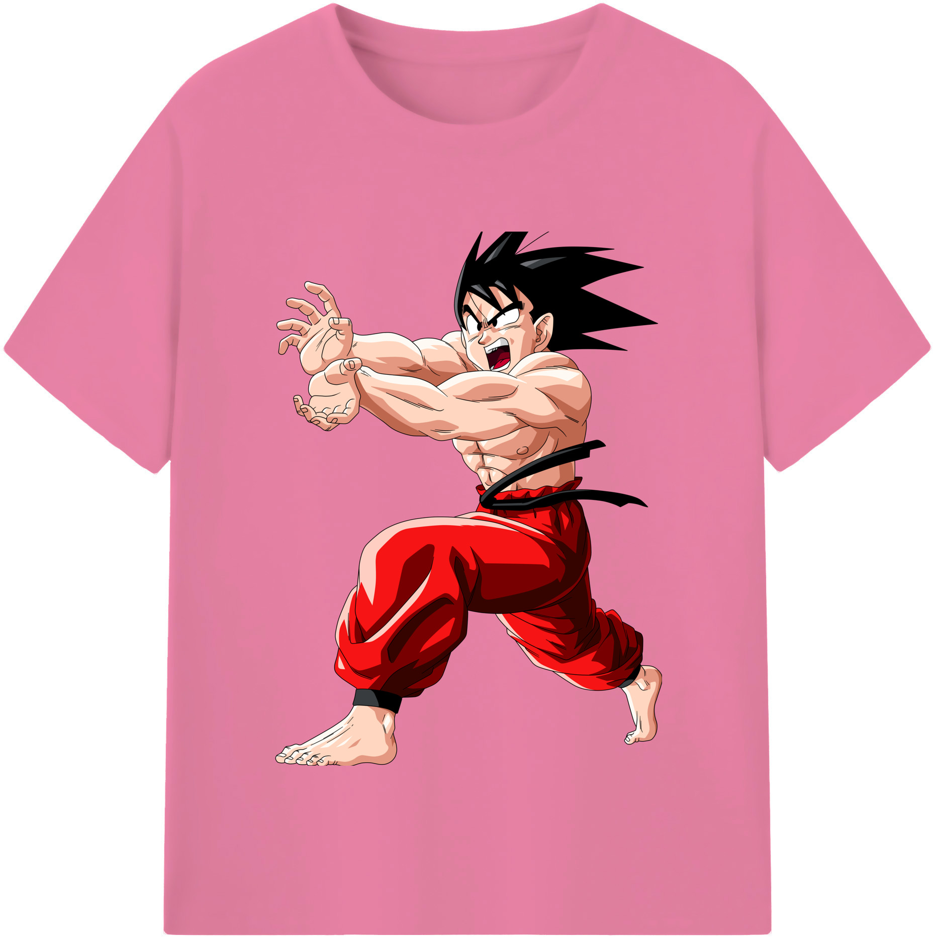 （画像用） ドラゴンボール 孫悟空（そん ごくう）Son Goku カカロット DRAGON BALL Kakarotto 綿100％半袖Tシャツ（フロントプリント）